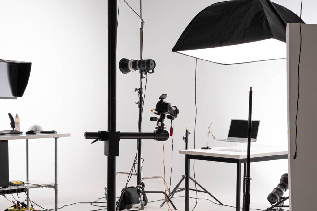 Product photography session in professional photostudio. High quality photo